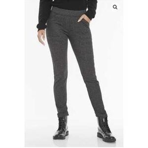 NWOT Anatomie Jenny Charcoal Tweed Travel Pants